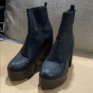Chelsea high heel boots
